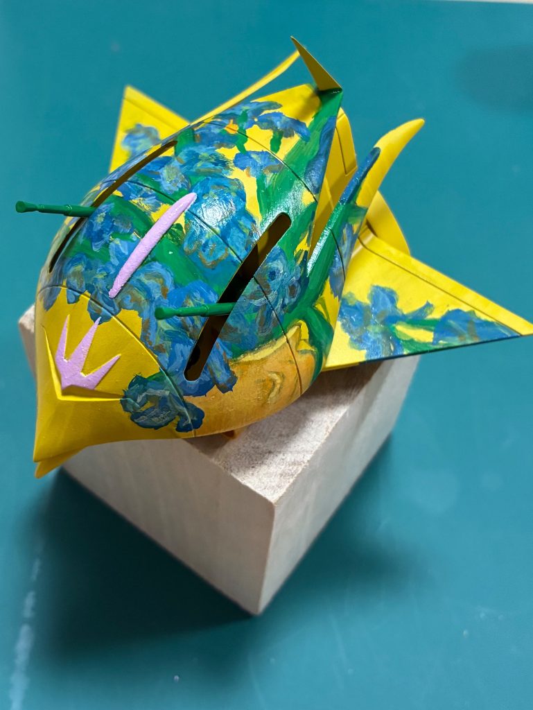 機体の内外にた〜っぷりの菖蒲を書き込んで