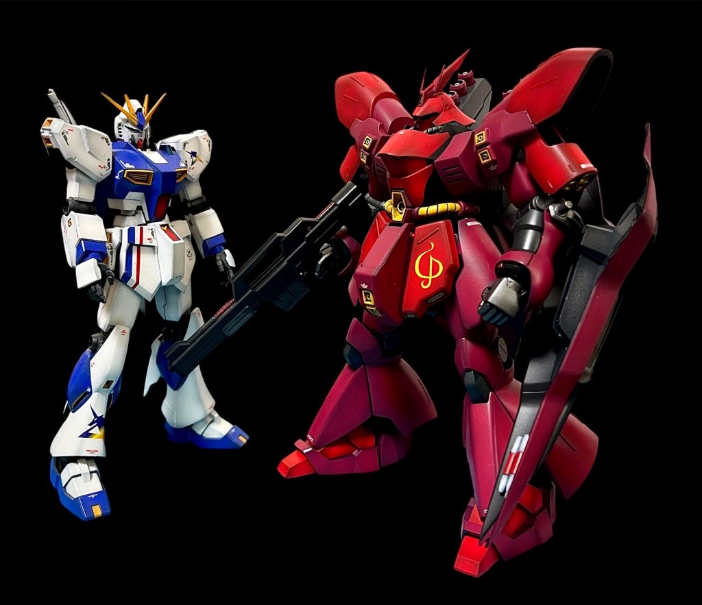 νガンダムは近いうちに、ノーマルバージョンで作らたいと思います。やっぱり並べたい。