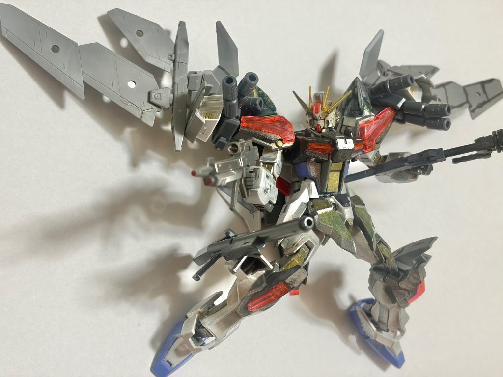 30MMオプションパーツ（エグザビーグル）によるシルエットの重厚化・攻撃性向上をイメージしました。&nbsp;