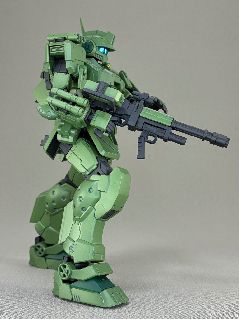 ミニガン、ハンドガングリップは好みで短くしました。