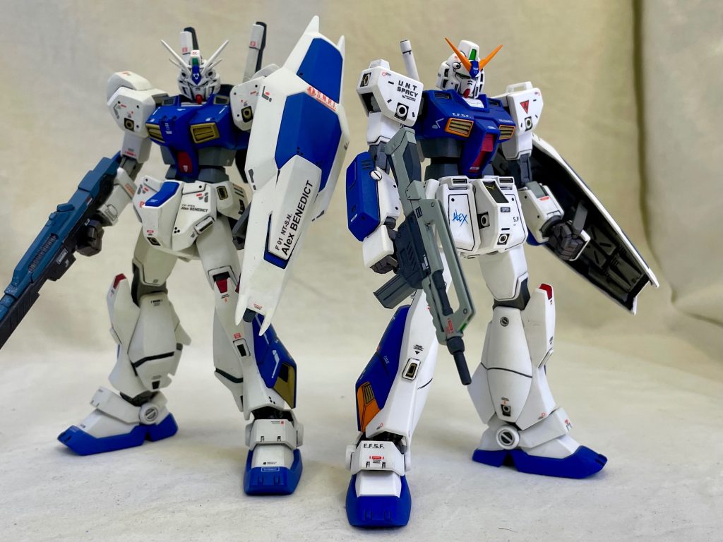 若干のリペイントと、自作デカールを追加したAlex BENEDICT(トリスタン)とビフォアーアフター的に。ありがとうございましたぁ☺️