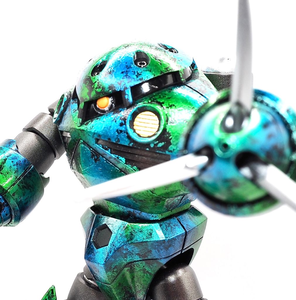 HGUCシャア専用ズゴック→ガトー専用ズゴック HGUC019