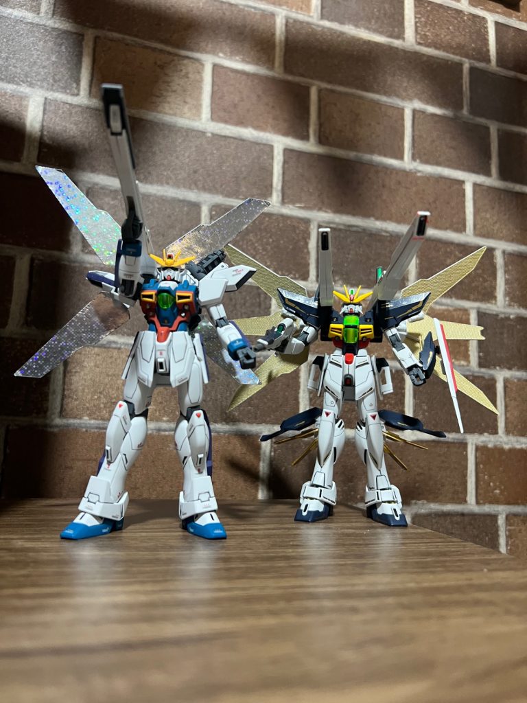 ガンダムXとダブルXの共演( ^ω^ )