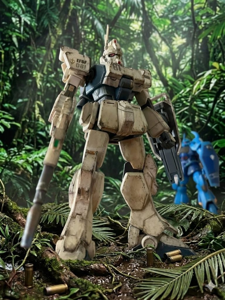 HGUC 1/144 ガンダムEz8–8枚目/制作者：かるすも