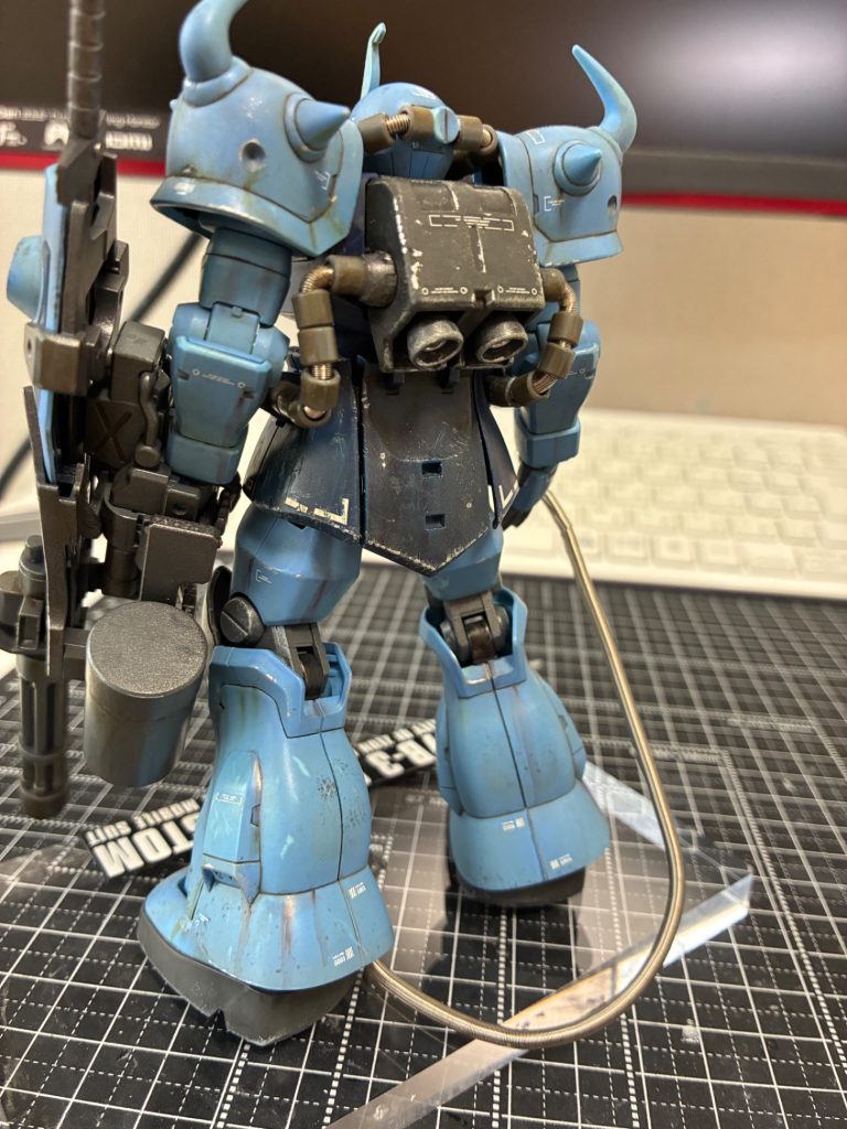 やっぱり重力下仕様はウェザリングでしょ。ってことで、初挑戦でした。