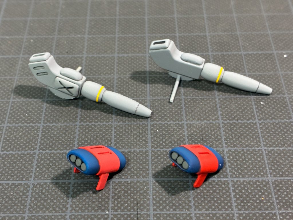 武器単品プラ板とパテ製