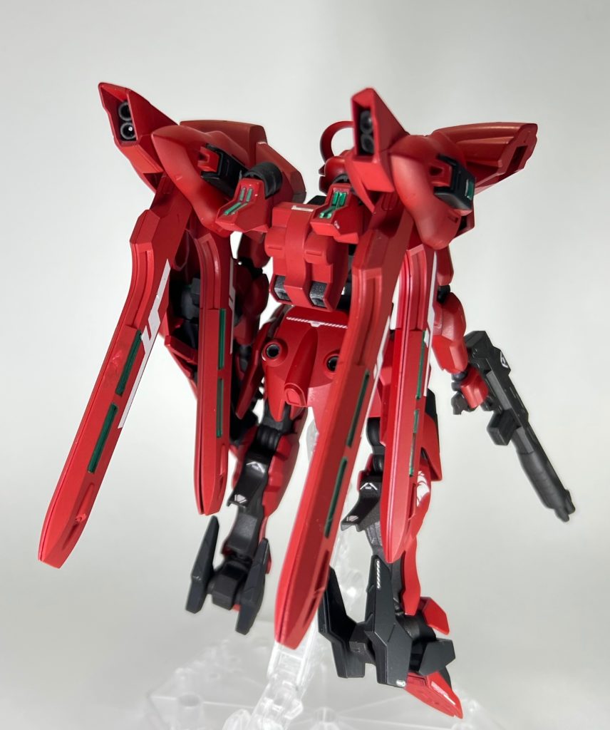 バックショトです！ミキシングの際ビットをどうつけるか悩んだ末、HI-νガンダムを真似てみたらめちゃくちゃしっくりきたのでもうこれで行ってみよう！て感じです笑