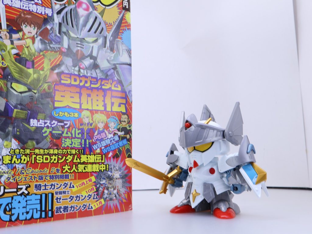 いかんせん「ＳＤガンダム英雄伝」世代なので･･･どちらかというと太ましい元祖ＳＤの方が似合うというわけ。ただし目の感じは原作とは異なります。