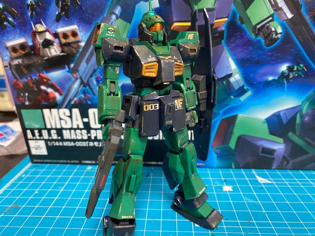 10年以上前にリリースされたネモ。こちらのキット、なんと目立った合わせ目がないのが特徴👍合わせ目消し折角、買ったの使わなかった💦それくらい合わせ目が無い！！素晴らしい