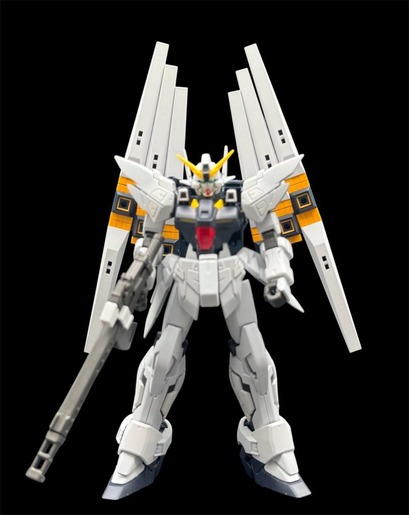 正面から　νガンダムじゃないですが似たようなカラーなので　よし！