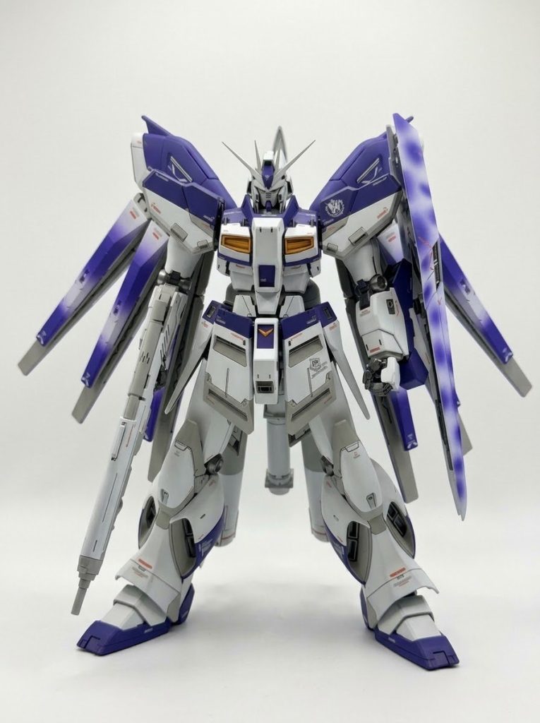MG HI-νガンダムver.K.a. スタイル改修、全塗装–4枚目/制作者：tOshi76