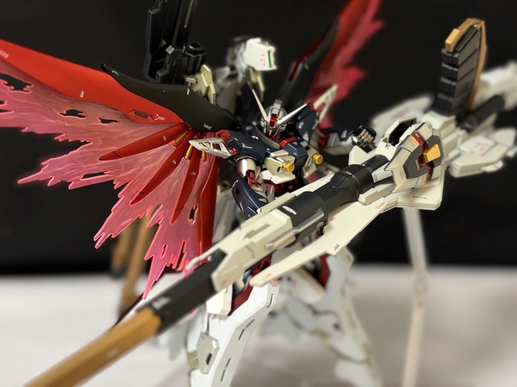 HGCEデスティニーガンダムspecⅡ&ゼウスシルエット
