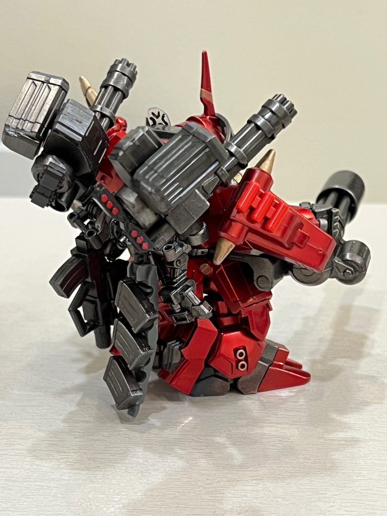 『極意！重火器によるガンダム討伐術』 SDガンダムフォース：ザッパーザク vs SDコマンド戦記：元祖ブラッディザク 殺驅頭–4枚目/制作者：HNY