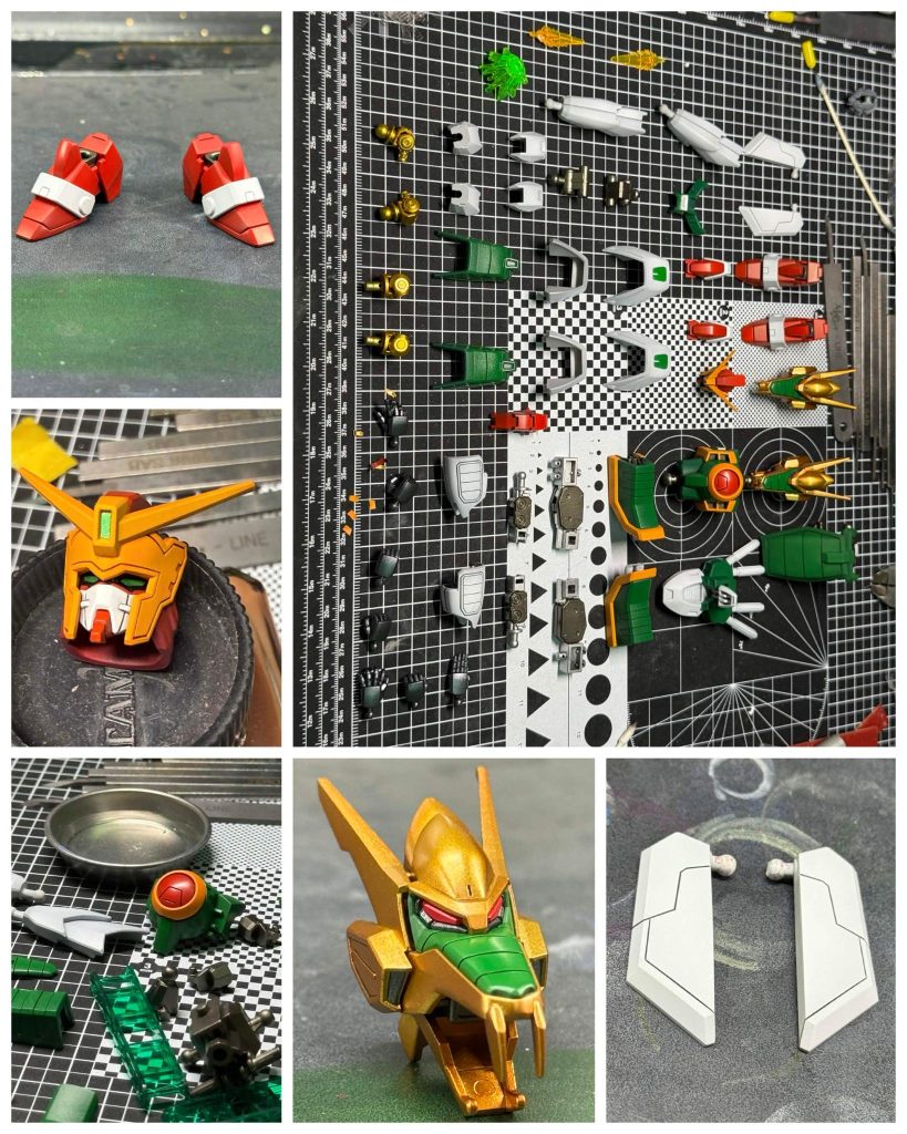 HG 1/144 ドラゴンガンダム, Dragon Gundam 全塗装完成品–5枚目/制作者：Edicine