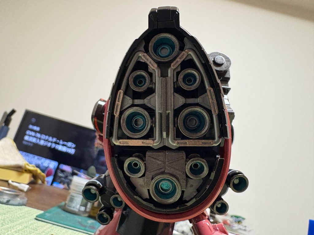 バーニアは青竹色で合わせましたらイイ感じです。カッパー足しました。&nbsp;
