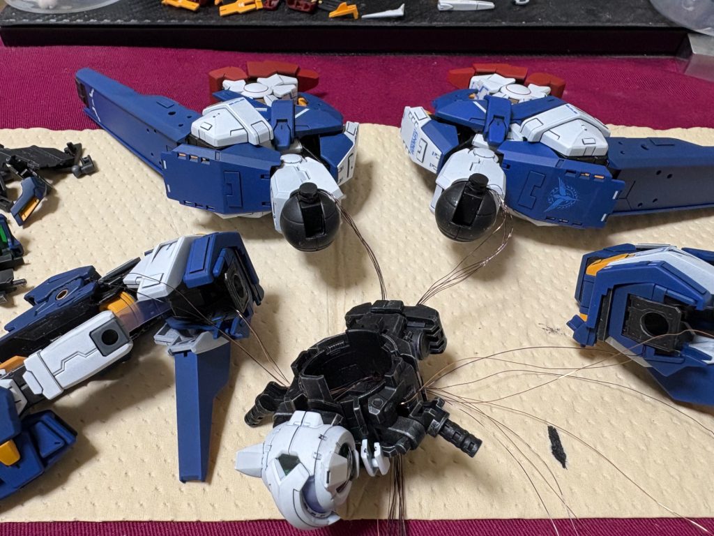一部瞬着済みだったので断線の恐怖との闘いでした🥶