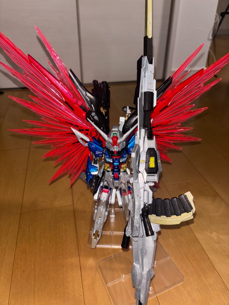 MGSDディスティニーガンダムSPECⅡ&HGゼウスシルエット装備