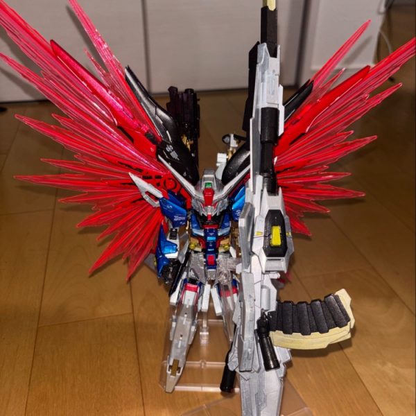 MGSDディスティニーガンダムSPECⅡ&HGゼウスシルエット装備