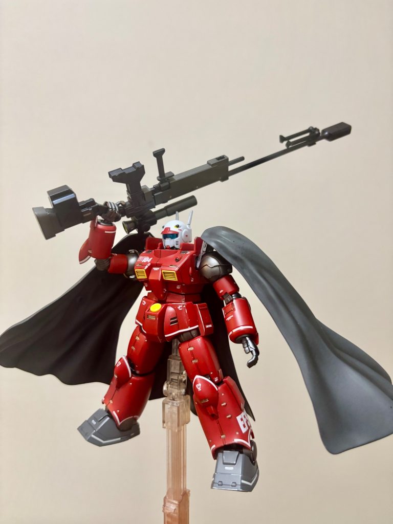全くやる事が無い神キットだったので30mmのマルチクロスとガンダムベース限定のシステムウェポンを装備させました。