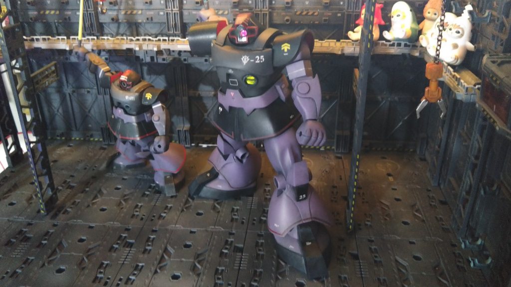 哀戦士ポスター風のポーズ