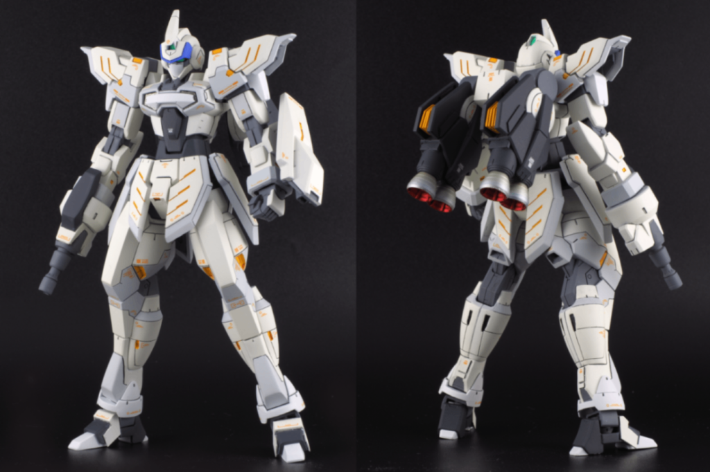 フロント/リアビュー&nbsp;HG Gサイフォスをベースに各部を改修しています