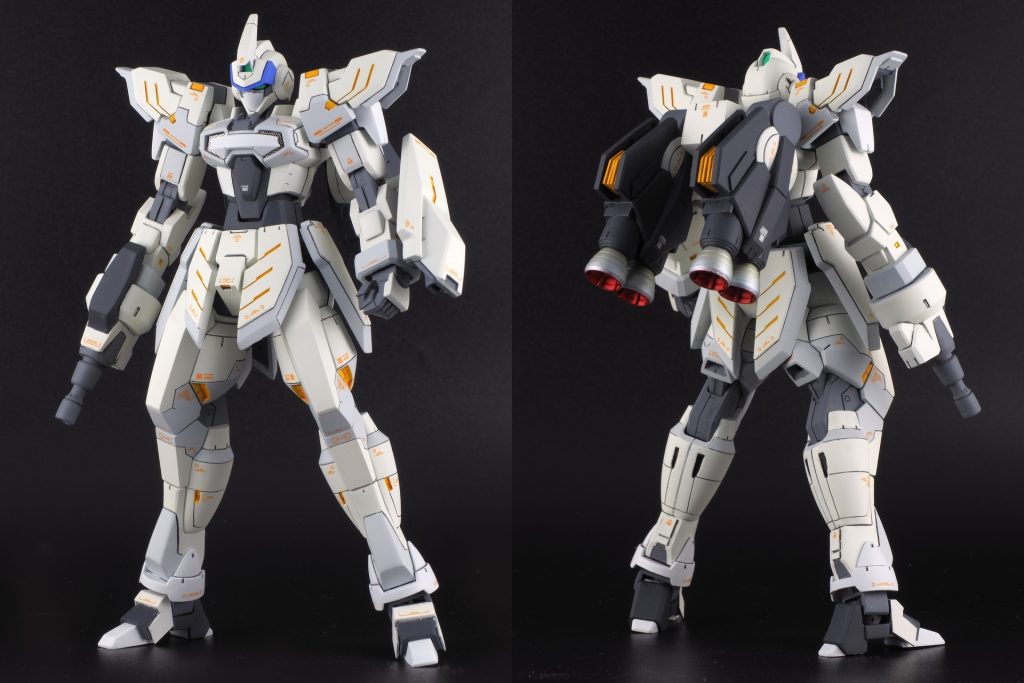 フロント/リアビュー&nbsp;HG Gサイフォスをベースに各部を改修しています