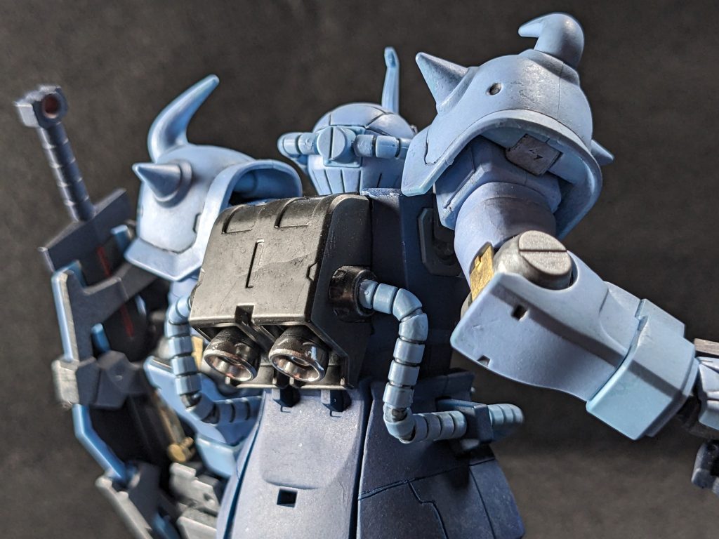 HG　グフ・カスタム　「強くなられました、恋のせいですかな」by ノリス・パッカード–5枚目/制作者：ゴン太