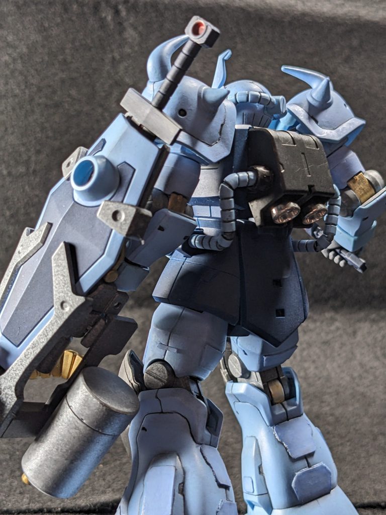HG　グフ・カスタム　「強くなられました、恋のせいですかな」by ノリス・パッカード–4枚目/制作者：ゴン太