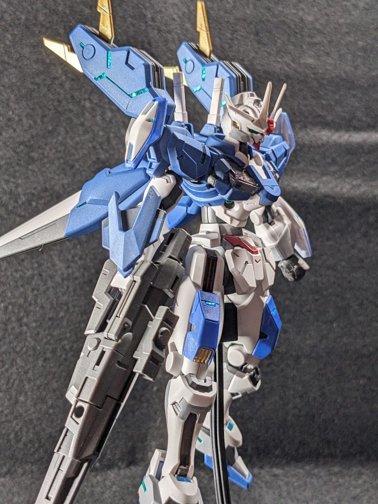 HG ガンダムエアリアル　改修型　「私、間違ってないよね…？」by スレッタ・マーキュリー–5枚目/制作者：ゴン太