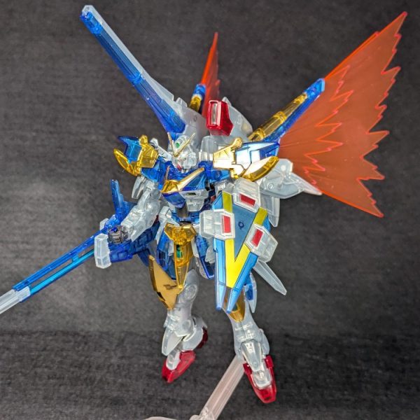 HG V2アサルトバスター（クリアカラー コアメッキ風塗装）再投稿