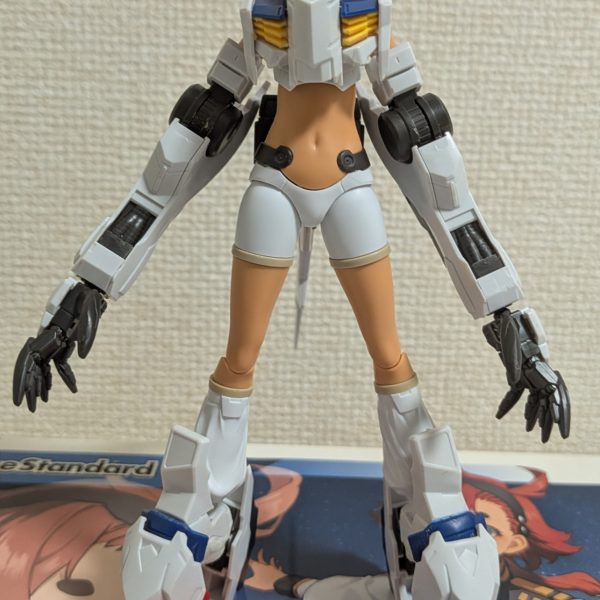 先日買った「30MSのルルチェ」を元に、「FSスレッタ」と「HGレクス」をミキシングしました。来月初旬には塗装して完成させます！！（2枚目）