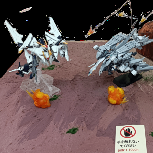 アリュゼウス対三ガンダム