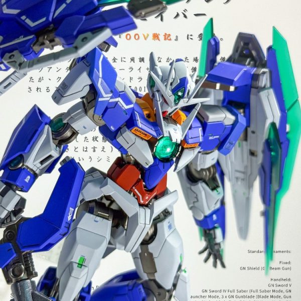 RG 1/144 ダブルオー クアンタ フルセイバー 全塗装完成品