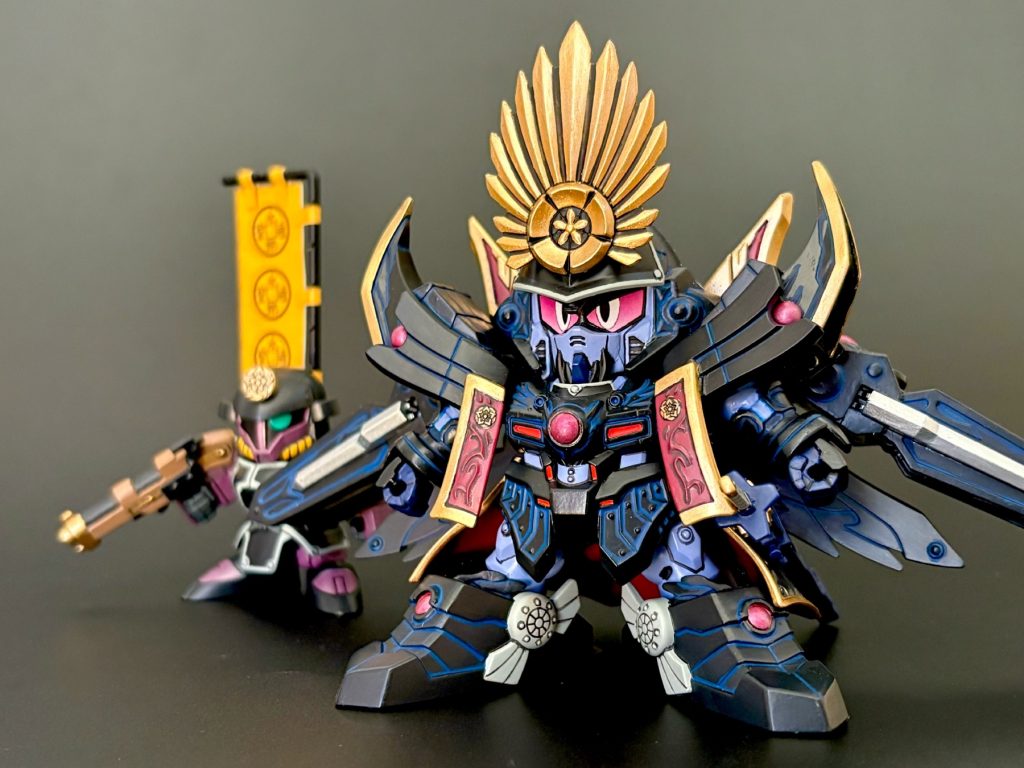 →我が覇道、天下布武頑駄無大将軍(異歩流武)に信長の精神が憑依した姿