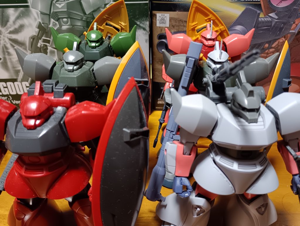 作品名：ぞくぞくと量産されるMS,ジオン驚異のメカニズム<p>ゲルググ工場？</p>
