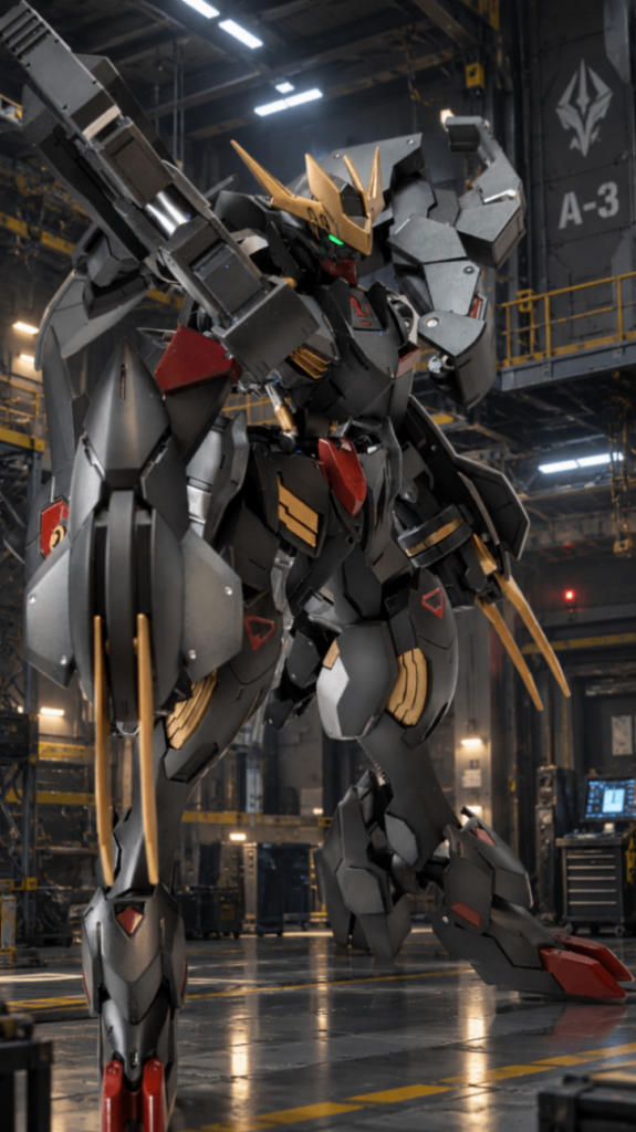 ガンダムバルバトス “ファントムレイス”–4枚目/制作者：プリンタイガー