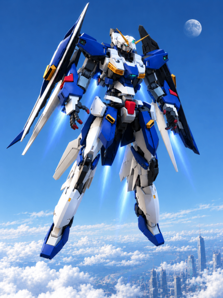 生成ai利用２回目。フェイス部の二重スリットは本機にはありませんが、生成後に口元を赤く塗りました(笑)