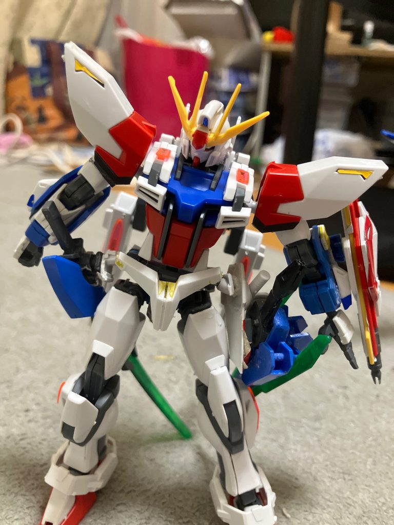 SDダブルオーガンダムの為に新型機体で登場射撃武装を進化し狙い撃ちする機体&nbsp;