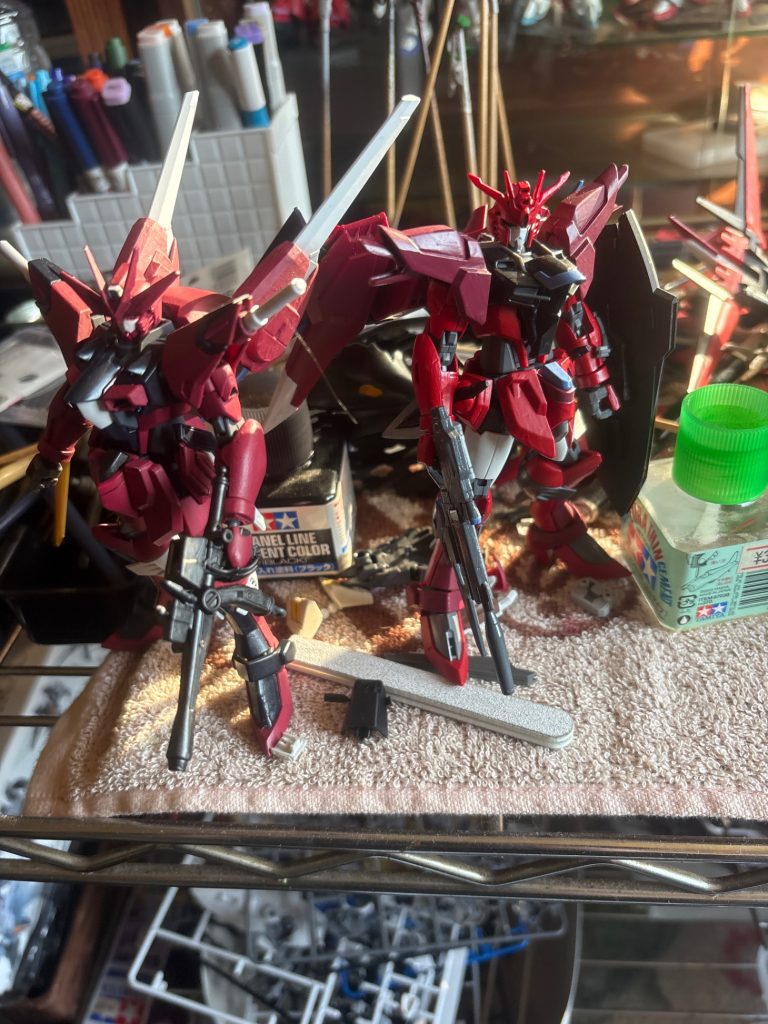 以前ミキシングしたホムラとツーショット