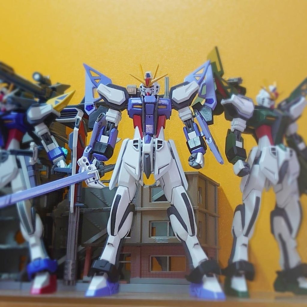 ROBOT魂•ソードストライクガンダムE(オリジナル色)–2枚目/制作者：risuisei