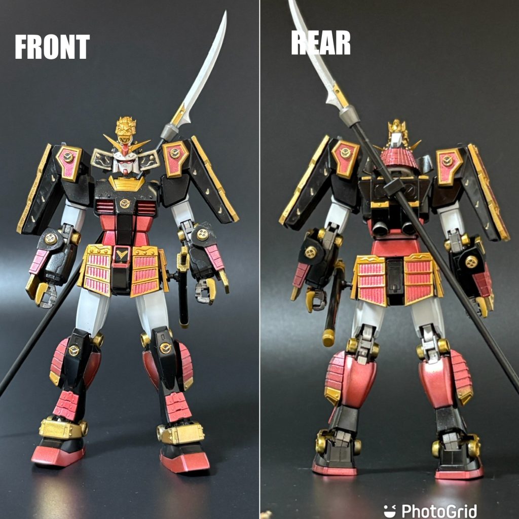 シンプルに見えますが、アニマルスピリットのモデリングや色分けにめちゃくちゃ苦戦した1か月半でした^^;さすがHGUC。素体としては抜群に優秀で、ポーズも決まりますし、いつかこちらで兄の武者頑駄無にもトライしてみたいですね。最後までご覧いただきありがとうございました。&nbsp;