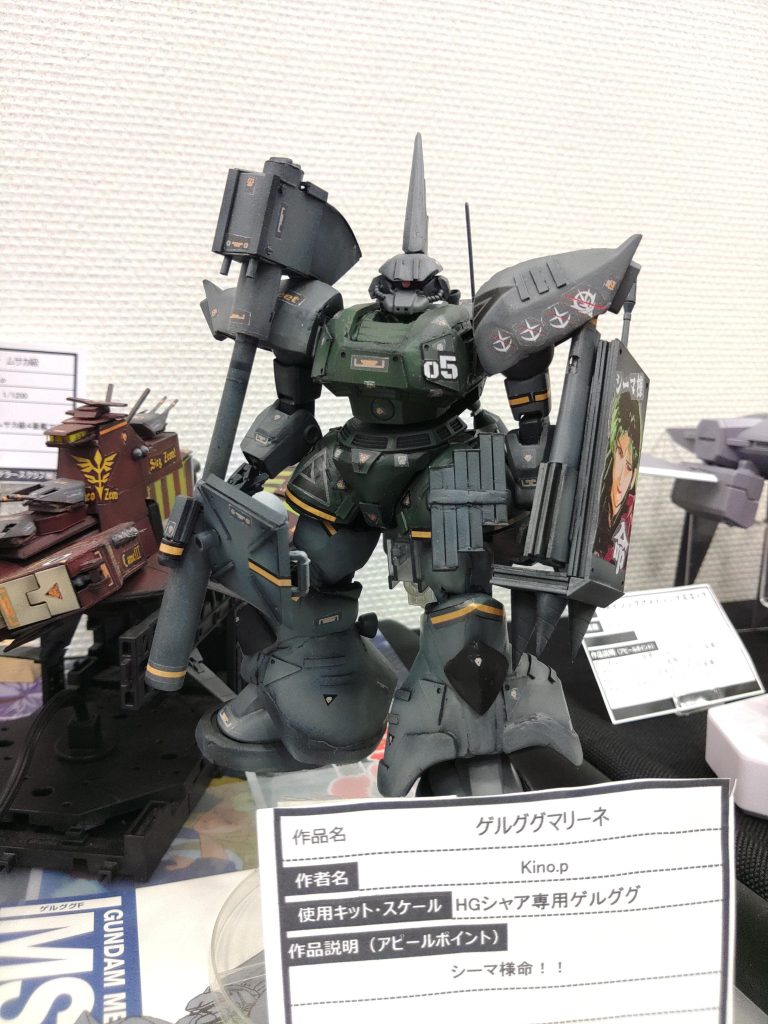 作品名：ナガノモデラーズクラブ展示会技巧編<p>ガンプラに限っても展示の量が凄まじく、全部を掲載はとてもできないので、フルスクラッチや超改造の作品など数点 写真だとわからないスケール感などが直に見れるのがよい</p>
