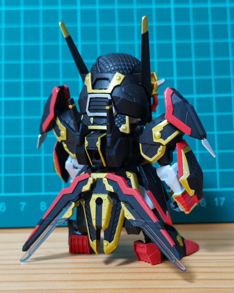 背面。キレイに塗れたと思います！