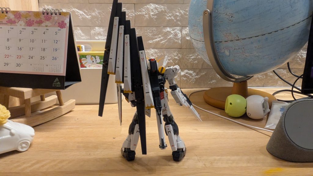 ファンネルが重すぎてうまく立ちませんでしたが早く上げたかったので頑張りました。　　　　　　　　　　　　　　　　　