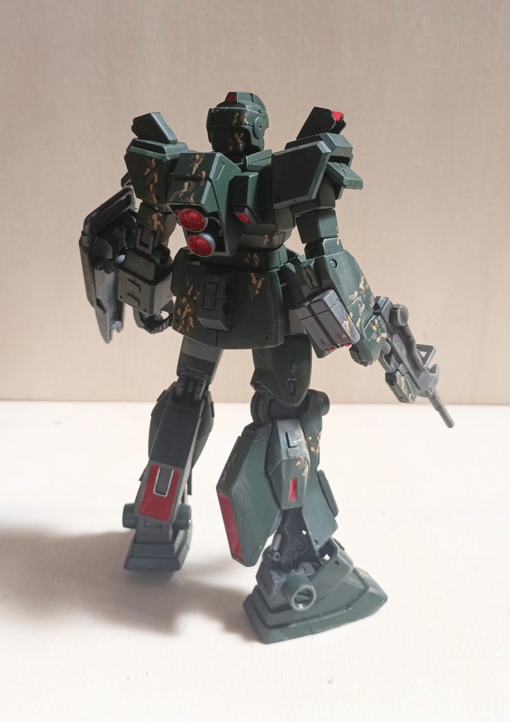 所々迷彩をしてみました！割と上手くいってるのでは？(zaku-kao8)