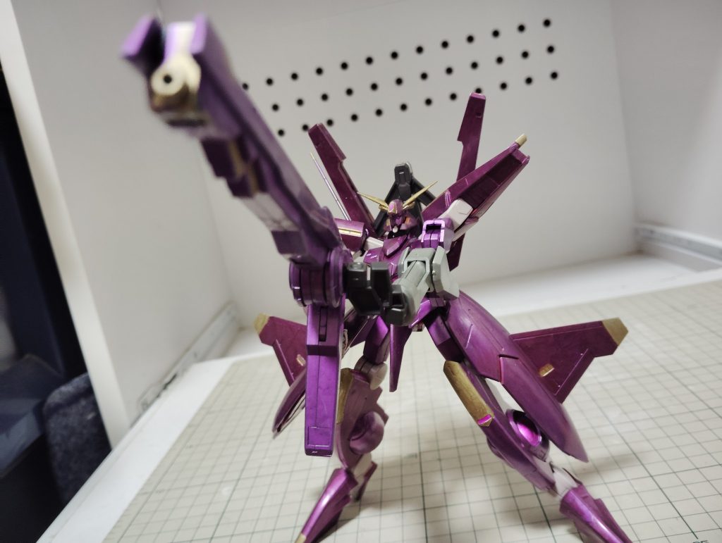 最終武装GN会話付きメガランチャー発射！(gundam-kao7)