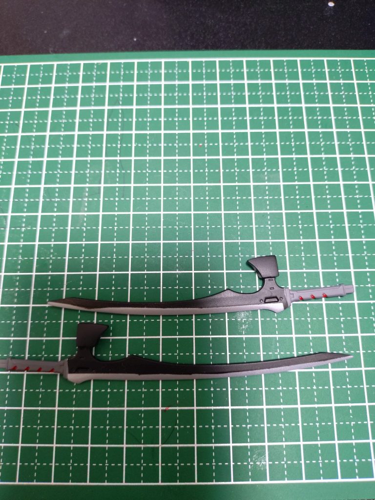 鎧武者風なので、刀のような色分けにしていますもっとこだわれたかも・・・😅