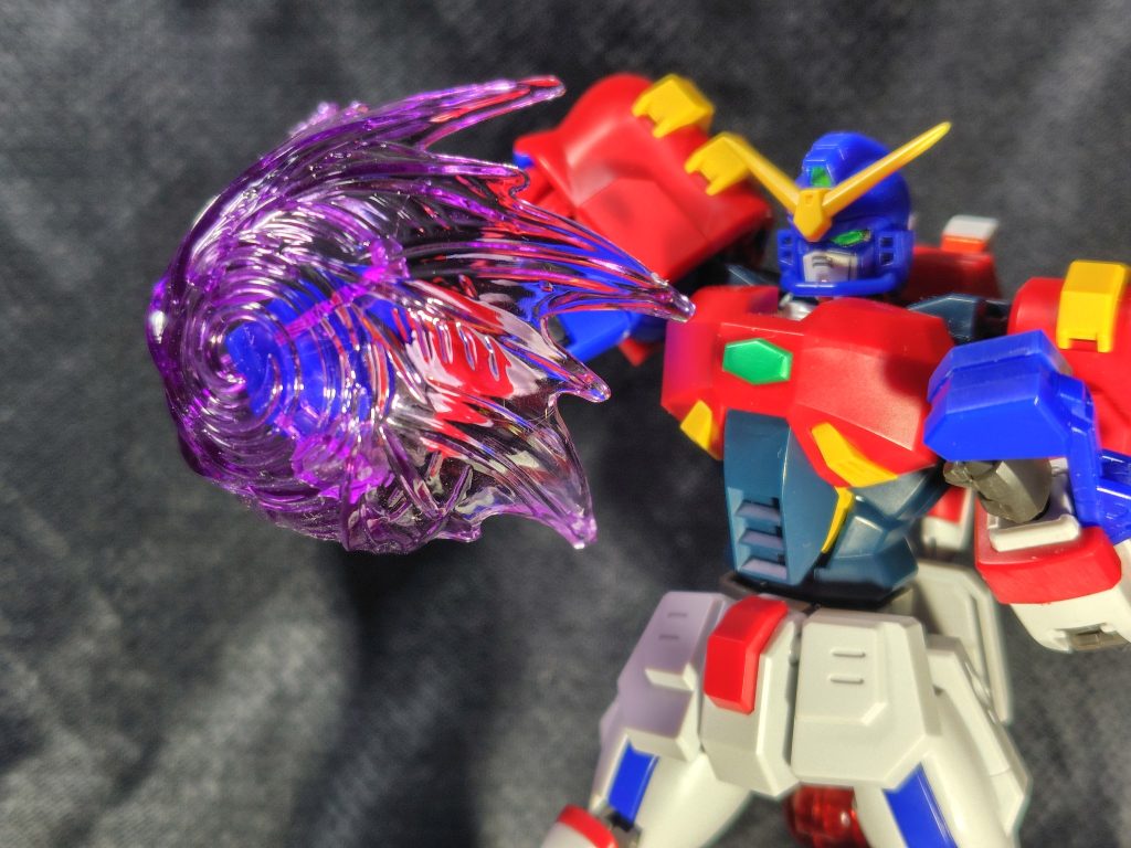 エフェクトパーツと台座も付属。ボルトガンダム待ってます。