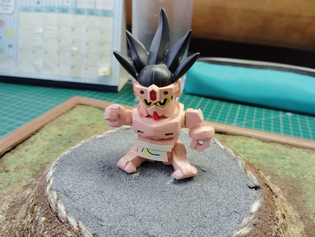 コメントで力士言われた時に思いついて土俵作ったけど作品に込められた意図は作者が断言しないとわからないのが令和なのです😮‍💨