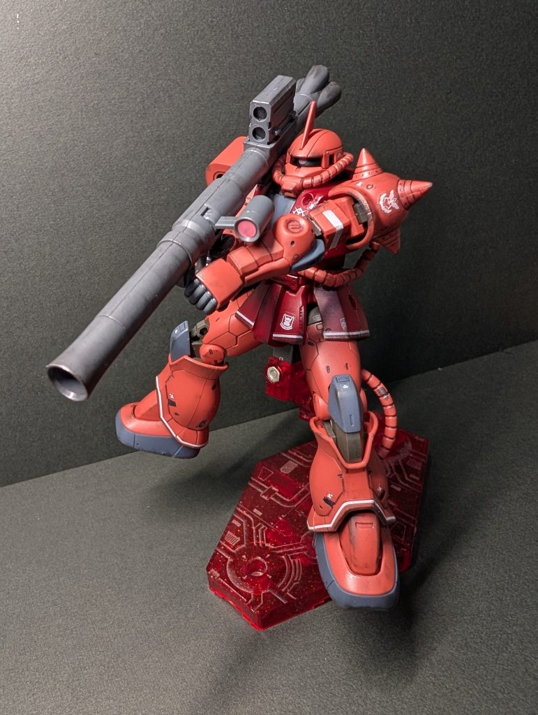 成型色仕上げだから塗装剥げ気にせずにグリグリ動かせるのはいいですね。